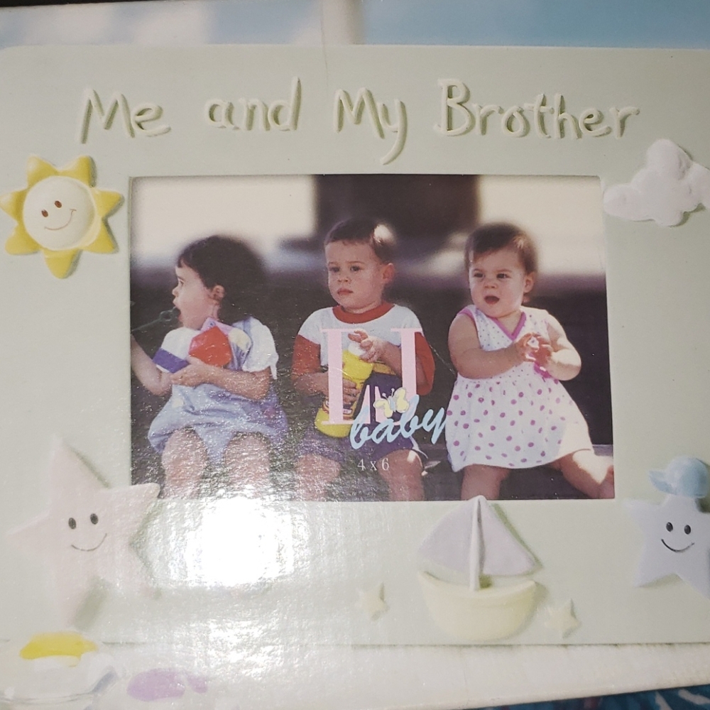 NIB "Me and my brother" picture frame